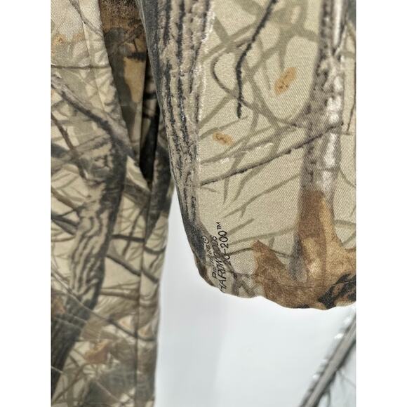 Vintage Liberty Real Tree Hardwood Camo Hunting Coveralls Large Outdoors Quilted - Picture 4 of 14